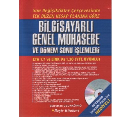 Bilgisayarlı Genel Muhasebe Bilgisayarlı Genel Muhasebe