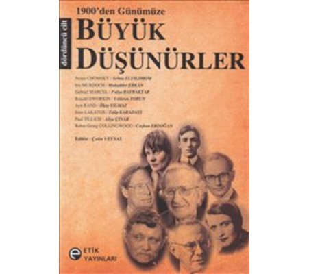 1900'den Günümüze Büyük Düşünürler (Dördüncü Cilt)