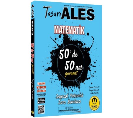 Tasarı 2022 Ales Matematik Sayısal Yetenek 50'de 50 Net