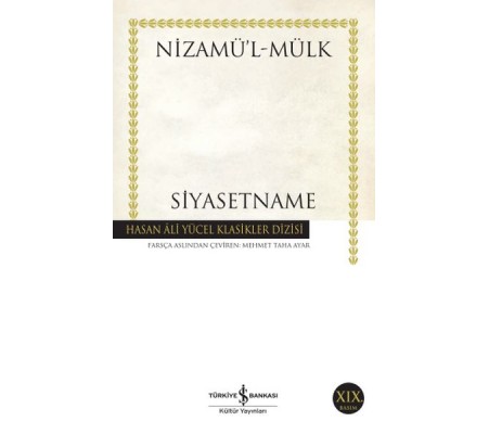 Siyasetname - Hasan Ali Yücel Klasikleri Siyasetname - Hasan Ali Yücel Klasikleri