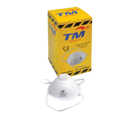 Temsan Tm Toz Maskesi Ffp1 Konik Ventilli 20 Li Paket